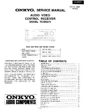 Сервисная инструкция Onkyo TX-DS575 ― Manual-Shop.ru