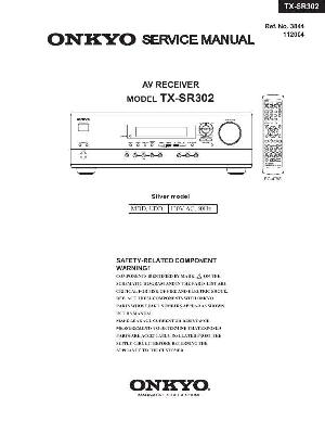 Сервисная инструкция Onkyo TX-SR302 ― Manual-Shop.ru