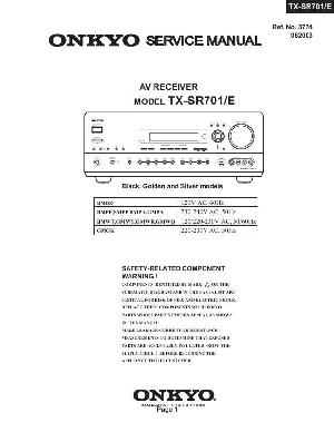 Сервисная инструкция Onkyo TX-SR701E ― Manual-Shop.ru