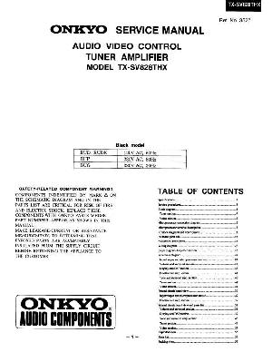 Service manual Onkyo TX-SV828THX ― Manual-Shop.ru