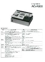 Service manual Panasonic AG-A800