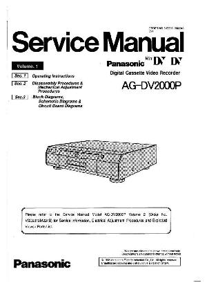 Service manual Panasonic AG-DV2000P  ― Manual-Shop.ru