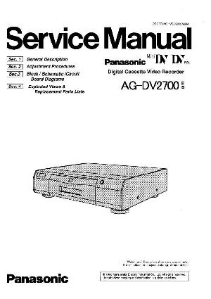 Сервисная инструкция Panasonic AG-DV2700 ― Manual-Shop.ru