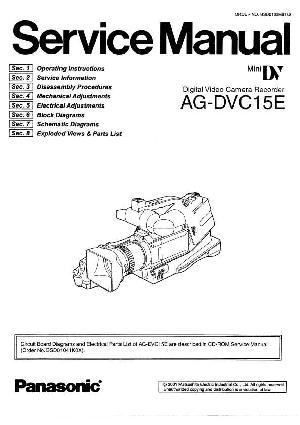 Service manual Panasonic AG-DVC15E ― Manual-Shop.ru
