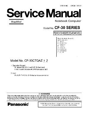 Сервисная инструкция Panasonic CF-30CTQAZ ― Manual-Shop.ru