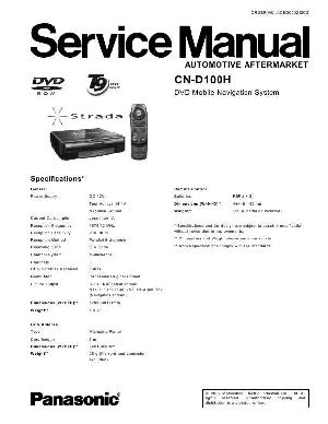 Service manual Panasonic CN-D100H ― Manual-Shop.ru