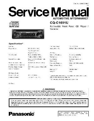 Service manual Panasonic CQ-C1001U ― Manual-Shop.ru