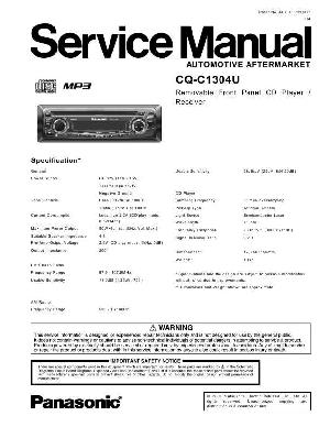 Service manual Panasonic CQ-C1304U ― Manual-Shop.ru