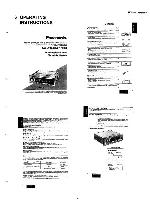 Service manual Panasonic CQ-DF800U, CQ-DFX700U