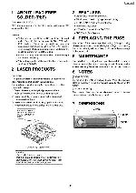 Сервисная инструкция Panasonic CQ-DFX783N