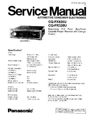 Сервисная инструкция Panasonic CQ-FR320U, CQ-FX620U ― Manual-Shop.ru