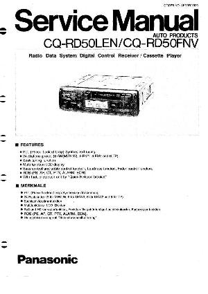 Сервисная инструкция Panasonic CQ-RD50FNV, CQ-RD50LEN ― Manual-Shop.ru