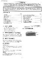 Service manual Panasonic CQ-RDP202N, CQ-RDP212N