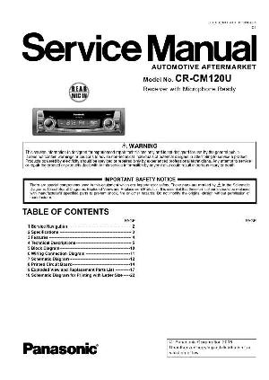 Сервисная инструкция Panasonic CR-CM120U ― Manual-Shop.ru