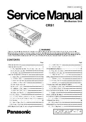 Service manual Panasonic CRS1 ― Manual-Shop.ru