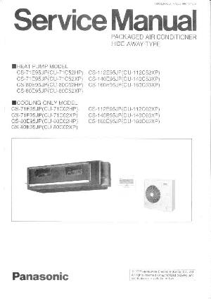 Service manual Panasonic CS-71E95JP, CU-71C52HP ― Manual-Shop.ru