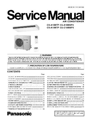 Service manual Panasonic CS-A18BTP, CU-A18BBP5, CU-C18BBP5 ― Manual-Shop.ru