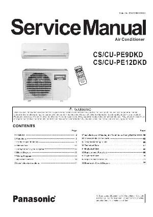 Service manual Panasonic CS-PE9DKD, CS-PE12DKD ― Manual-Shop.ru