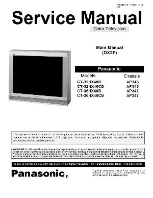 Сервисная инструкция Panasonic CT-32HX40B ― Manual-Shop.ru