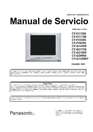Сервисная инструкция Panasonic CT-F2120S, CT-F2115M ― Manual-Shop.ru