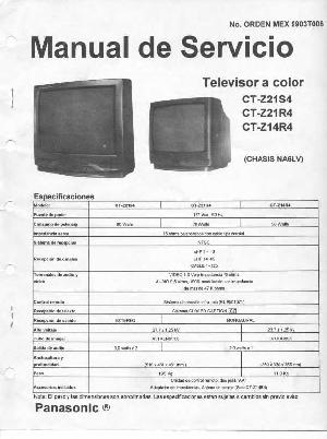 Сервисная инструкция Panasonic CT-Z14R4, CT-Z21R4, CT-Z21S4, NA6LV chassis ― Manual-Shop.ru