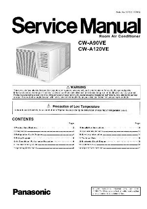 Сервисная инструкция Panasonic CW-A90VE, CW-A120VE ― Manual-Shop.ru