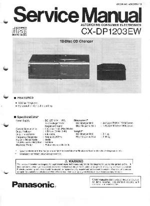 Сервисная инструкция Panasonic CX-DP1203EW ― Manual-Shop.ru
