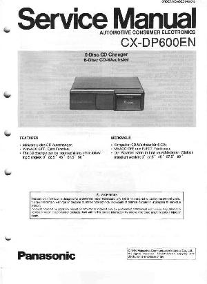 Сервисная инструкция Panasonic CX-DP600EN ― Manual-Shop.ru