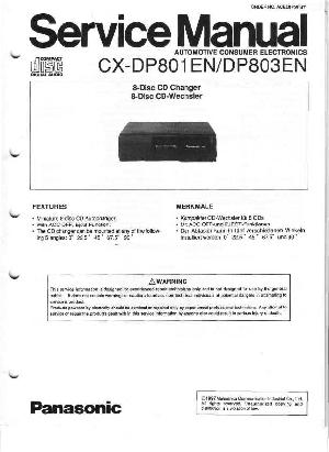 Сервисная инструкция Panasonic CX-DP801EN, CX-DP803EN ― Manual-Shop.ru
