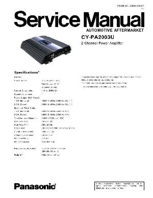 Service manual Panasonic CY-PA2003U ― Manual-Shop.ru