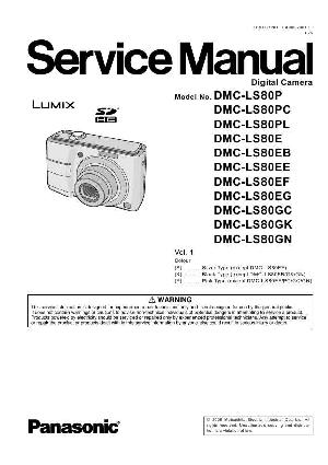 Сервисная инструкция Panasonic DMC-LS80 ― Manual-Shop.ru