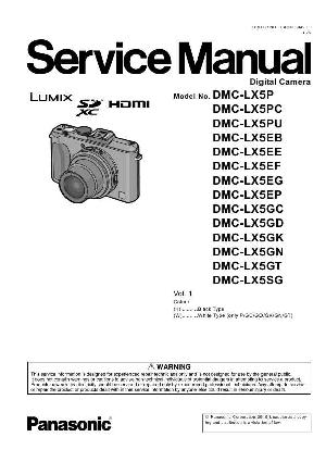 Сервисная инструкция Panasonic DMC-LX5 ― Manual-Shop.ru