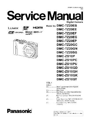Сервисная инструкция Panasonic DMC-TZ20, DMC-ZS10 ― Manual-Shop.ru