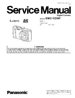 Сервисная инструкция Panasonic DMC-TZ50P ― Manual-Shop.ru