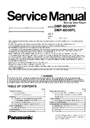 Сервисная инструкция Panasonic DMP-BD30PL, PP ― Manual-Shop.ru
