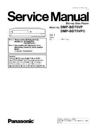 Сервисная инструкция Panasonic DMP-BD70VP ― Manual-Shop.ru