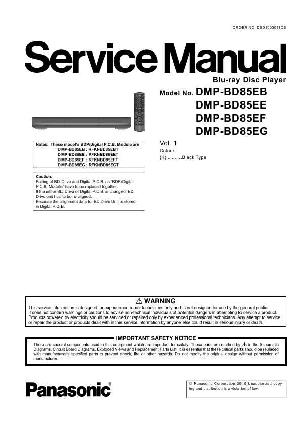 Сервисная инструкция Panasonic DMP-BD85EE ― Manual-Shop.ru