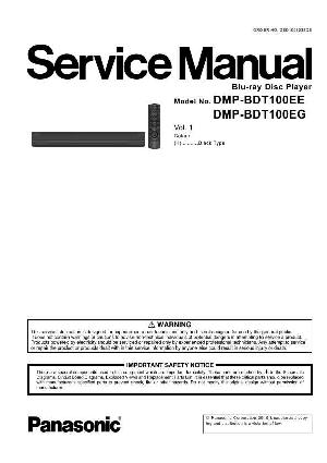 Сервисная инструкция Panasonic DMP-BDT100EE ― Manual-Shop.ru