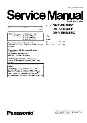 Сервисная инструкция Panasonic DMR-EH58EC, DMR-EH58EP, DMR-EH585EG ― Manual-Shop.ru