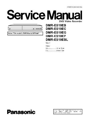 Сервисная инструкция Panasonic DMR-ES10 ― Manual-Shop.ru