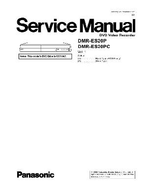 Сервисная инструкция Panasonic DMR-ES20P ― Manual-Shop.ru