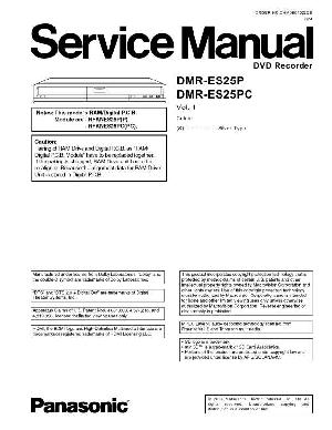 Сервисная инструкция Panasonic DMR-ES25P ― Manual-Shop.ru