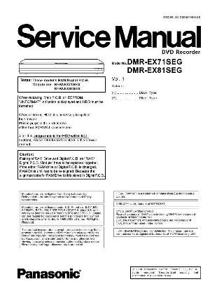 Сервисная инструкция Panasonic DMR-EX71SEG, DMR-EX81SEG ― Manual-Shop.ru