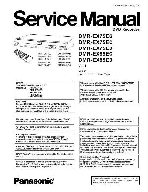 Сервисная инструкция Panasonic DMR-EX75, DMR-EX85 ― Manual-Shop.ru