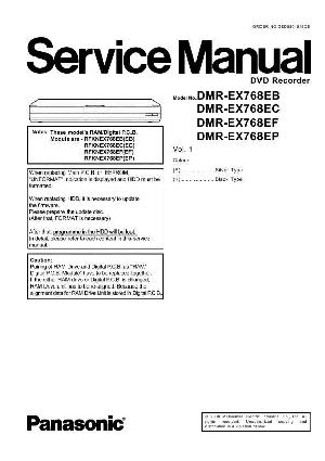Сервисная инструкция Panasonic DMR-EX768EB, EC, EF, EP ― Manual-Shop.ru