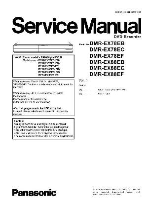 Сервисная инструкция Panasonic DMR-EX78, DMR-EX88 ― Manual-Shop.ru