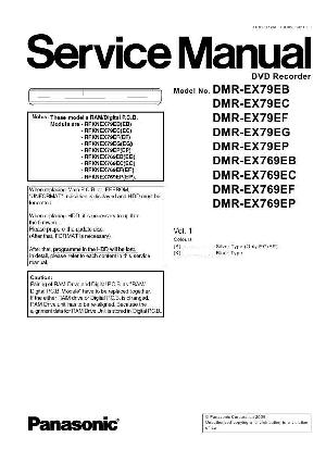Сервисная инструкция Panasonic DMR-EX79, DMR-EX769 ― Manual-Shop.ru