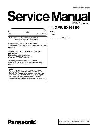 Сервисная инструкция Panasonic DMR-EX80SEG ― Manual-Shop.ru