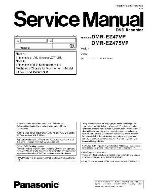Сервисная инструкция Panasonic DMR-EZ47VP ― Manual-Shop.ru