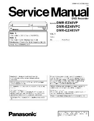 Сервисная инструкция Panasonic DMR-EZ485VP ― Manual-Shop.ru